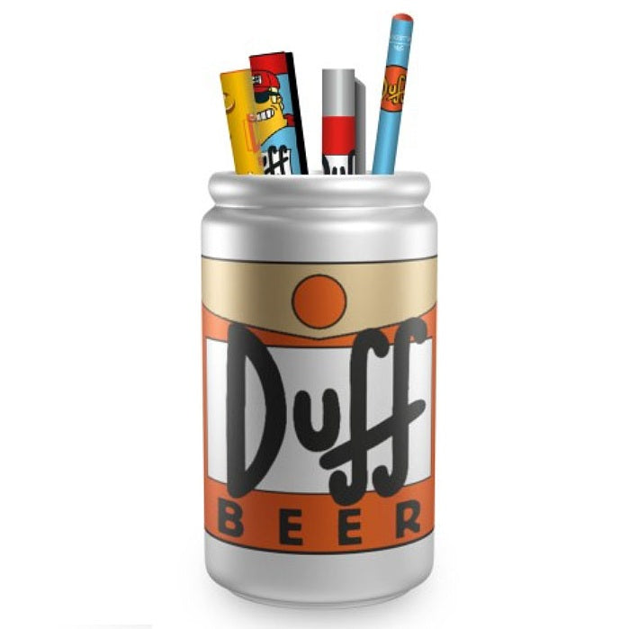 Portapenne The Simpsons Duff Beer + Set Cancelleria Porta Penne Duffman Simpson Ufficiale