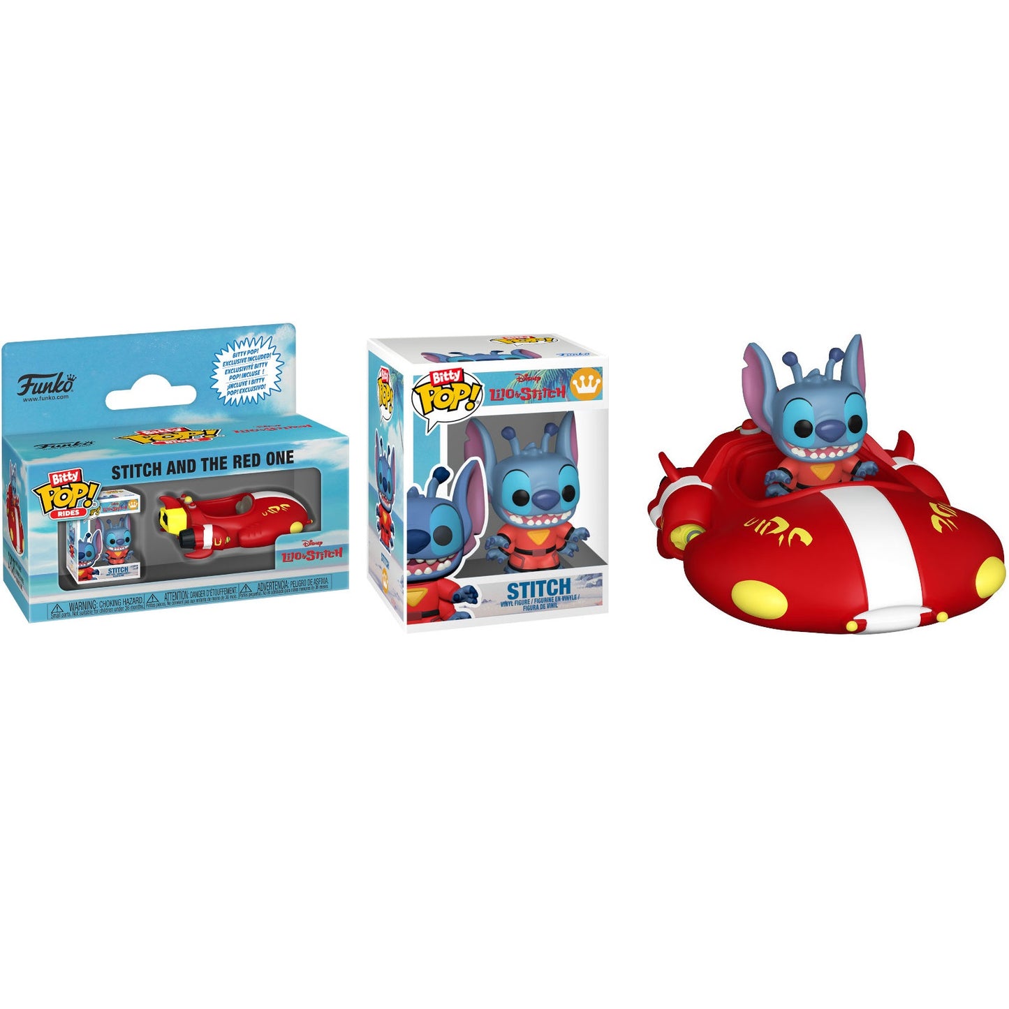 Funko Bitty Pop ! Rides Lilo & Stitch - Stitch and the Red One
