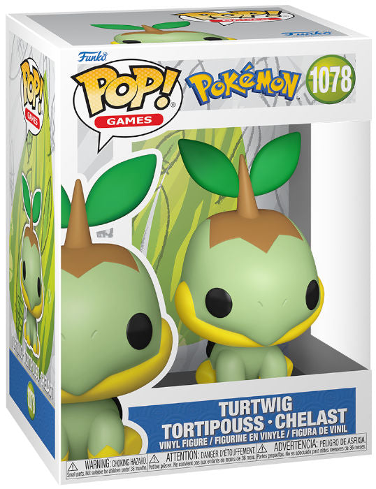 Funko Pop ! Games - Pokémon (1078) Turtwig Vinyl Figure 9cm (Preordine)