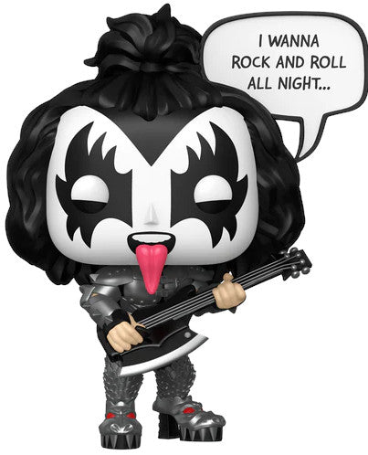 Funko Pop ! Rocks Kiss - (471) The Demon Rock & Roll All Nite Figure 9cm