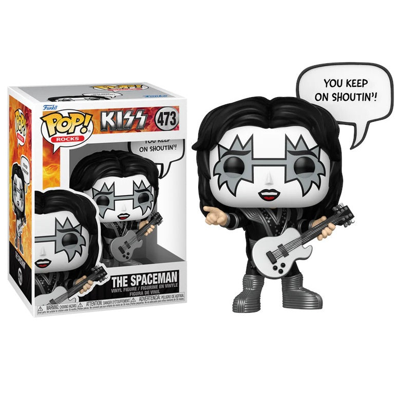 Funko Pop ! Rocks Kiss - (473) The Spaceman Rock & Roll All Nite Figure 9cm