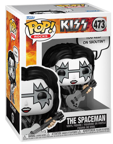 Funko Pop ! Rocks Kiss - (473) The Spaceman Rock & Roll All Nite Figure 9cm