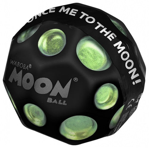 Waboba Pallina Original Dark Side of the Moon Ball (1pz) Palla IPER RIMBALZANTE che rimbalza, originale per saltare, Giocattolo ad alte prestazioni per un'estate di divertimento senza fine (Il lato oscuro della luna) RANDOM