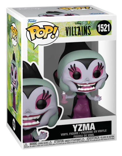 Funko Pop ! Disney - Villains (1521) Ymza Figure Le Follie Dell'Imperatore 9Cm