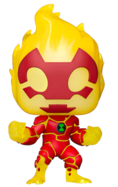 Funko Pop ! Television Ben 10 - (1772) Heatblast Figure Cartoon Network 9cm