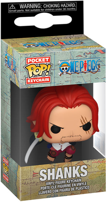 Funko Key! One Piece: Shanks Figure Portachiavi Keychain Luffy 4cm