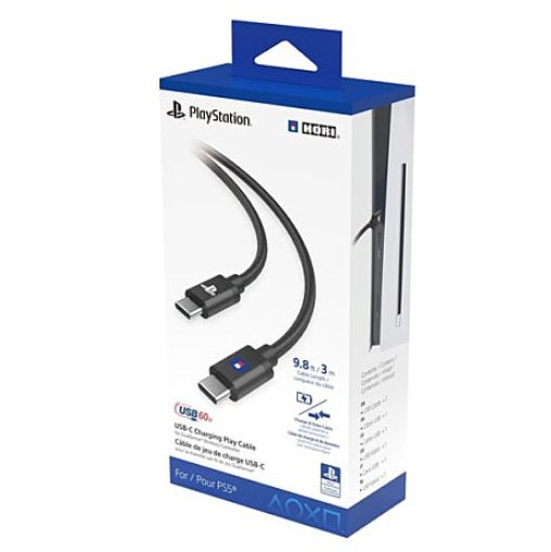 HORI PS5 Cavo di Ricarica da USB-C a USB-C 3m Playstation 5 Pad