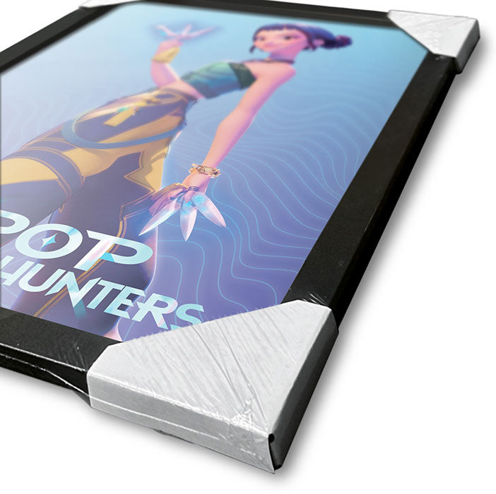 KPop Demon Hunters Zoey Framed Cornice Quadro Collector Print 30x40cm