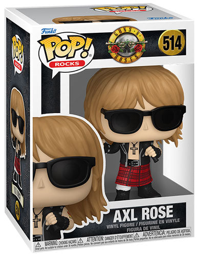 Funko Pop ! Rocks Guns N Roses - (514) Axl Rose Live and Let Die Figure - 9cm