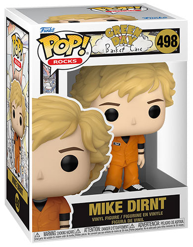 Funko Pop ! Rocks Green Day - (498) Mike Dirnt (Basket Case) Figure 9cm