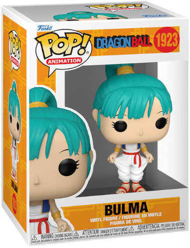 Funko Pop ! Animation - Dragon Ball (1923) Bulma White Outfit Vinyl Figure 9Cm