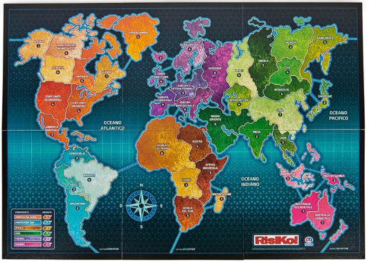 Risiko! V2 Gioco Da Tavolo Ita (Nuova Versione) Gioco Di Società/ Strategia