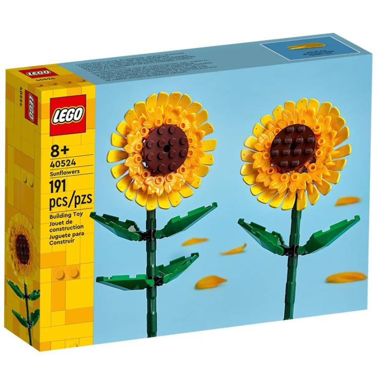 Lego -Creator Girasoli Ornamentali Fiori 40524 Decorazione Casa Costruzione 25Cm