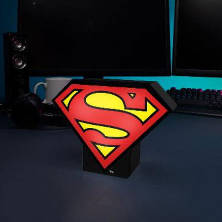 Paladone Box Light Marvel Superman 2D Lampada Led Super Man Ufficiale 16Cm