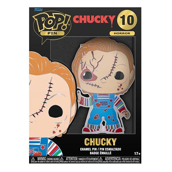 Funko Pop Pin ! Horror (10) Chucky (Cherles Lee Ray) Spilla Smaltata Figure