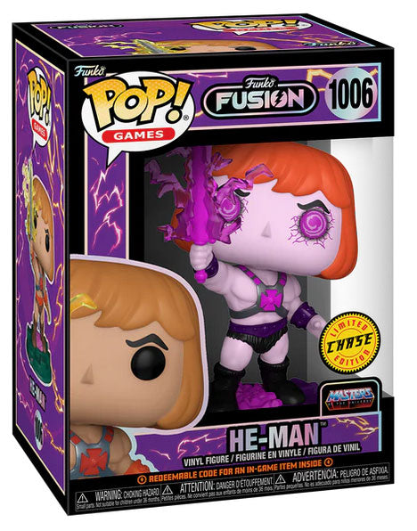 Funko Fusion Pop ! Games Master Of The Universe (1006) He-Man Chase Figure 9Cm