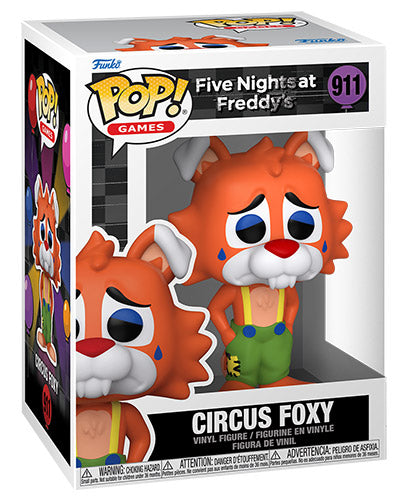 Funko Pop ! Games Five Nights At Freddy'S Security Breach S3 (911) Circus Foxy