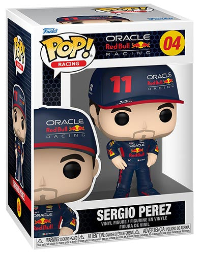 Funko Pop ! Racing Formula 1 Sergio Perez - (04) F1 Oracle Red Bull Team 9Cm