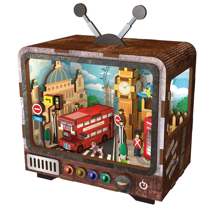Mathv Puzzle 3D Vintage TV London Is a Bad Habbit (MNH0002)