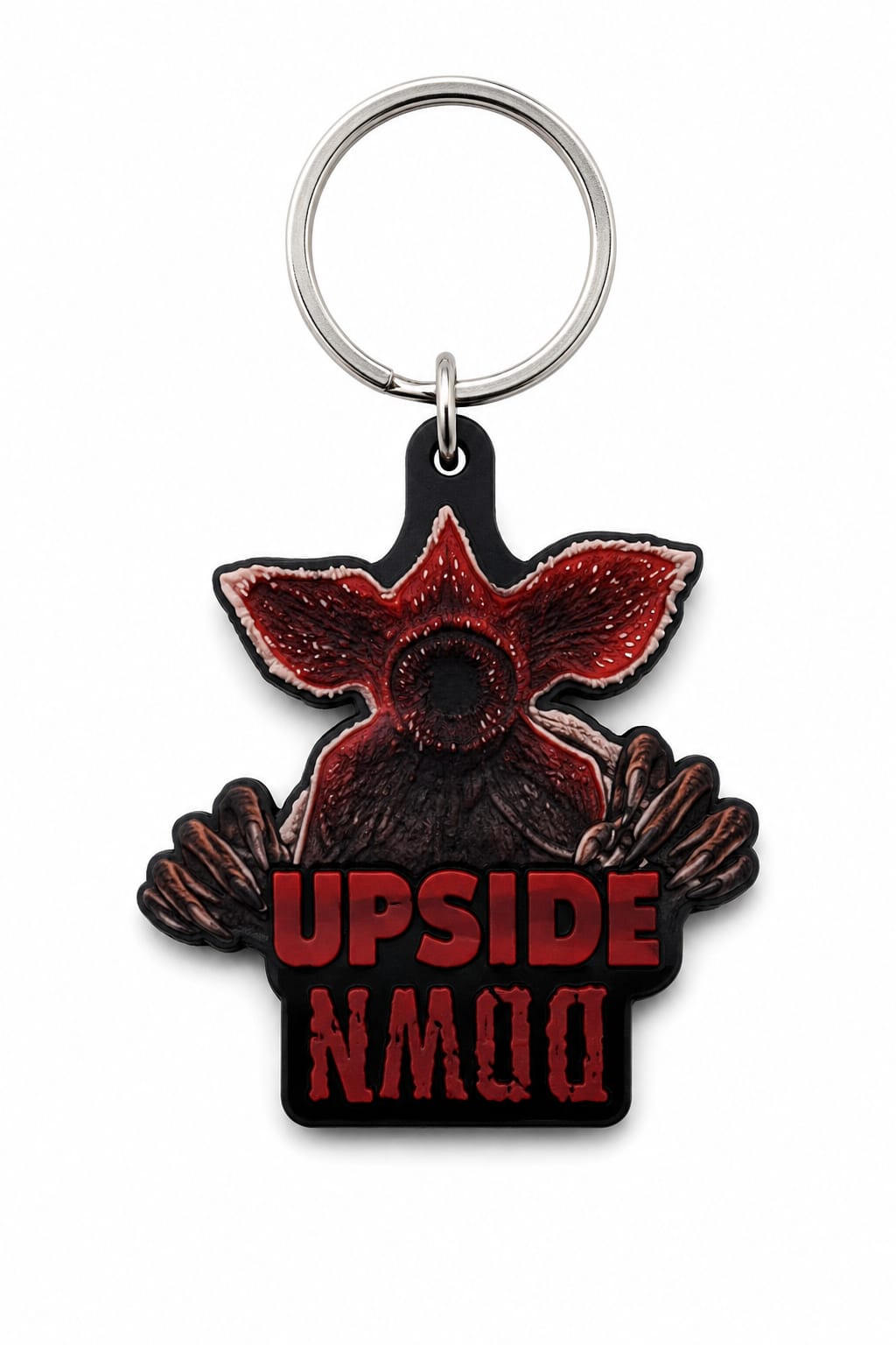 Pyramid Portachiavi Stranger Things (Demogorgon) - Keychain In Gomma Upside Down