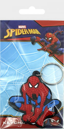 Pyramid Portachiavi Marvel (Spider-Man) - Keychain In Gomma - Ufficiale Gadget Spiderman Uomo Ragno
