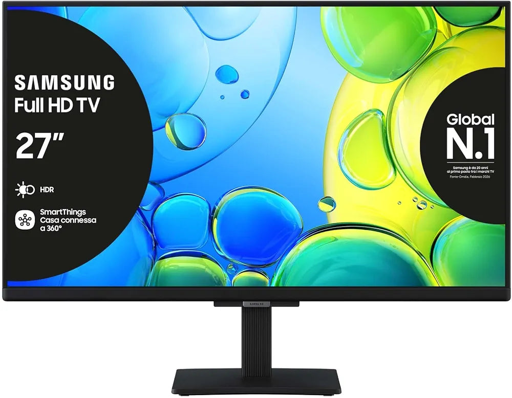 Samsung Full HD Smart Tv 27" Led UE27F6002 Wifi HDR Android Alexa TV