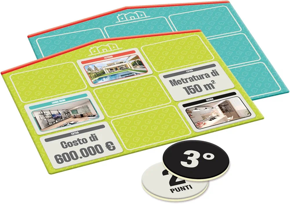 Casa a Prima Vista Gioco Da Tavolo Clementoni Tv 10+ Real Time Nuovo