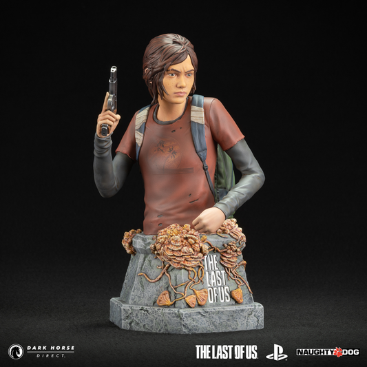 Dark Horse Deluxe: The Last Of Us Part 1 Ellie With Handgun Bust Statua Figure 20cm