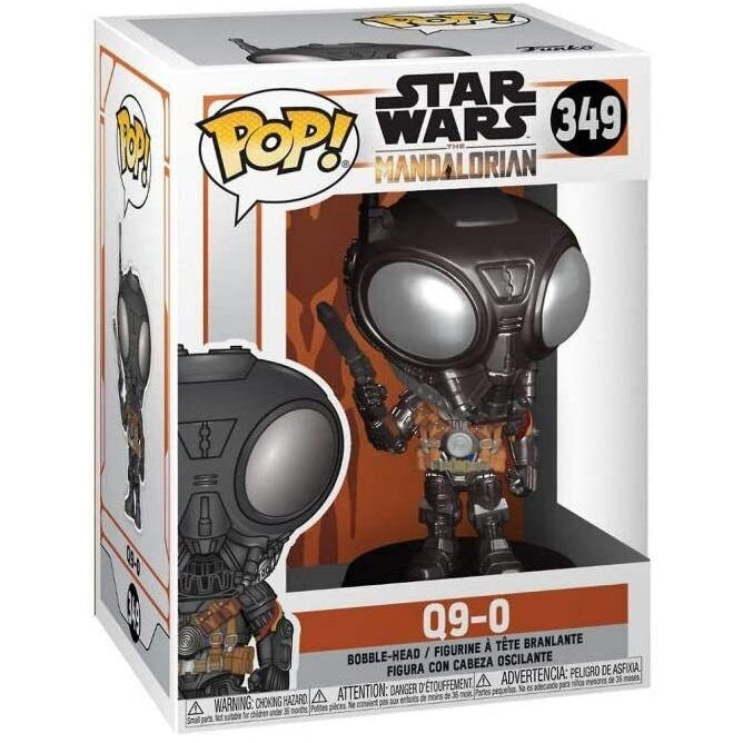 Funko Pop ! Star Wars Mandalorian (349) Q9-0 Vinyl Figure 9Cm Statuetta Statua