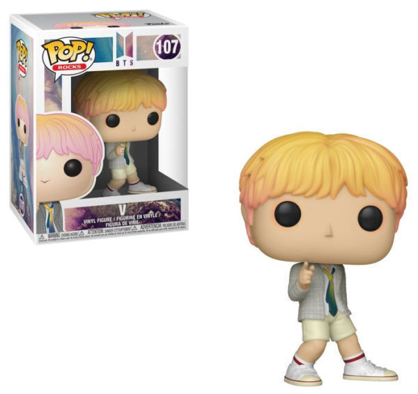 Funko Pop ! Rocks Bts - (107) Bts V - Statuetta Vinyl Figure 9Cm Da Collezione