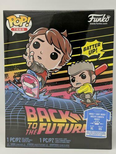 Funko Pop ! Tees Back To The Future Marty Mcfly W/ Hoverboard 964 Special Tg. M