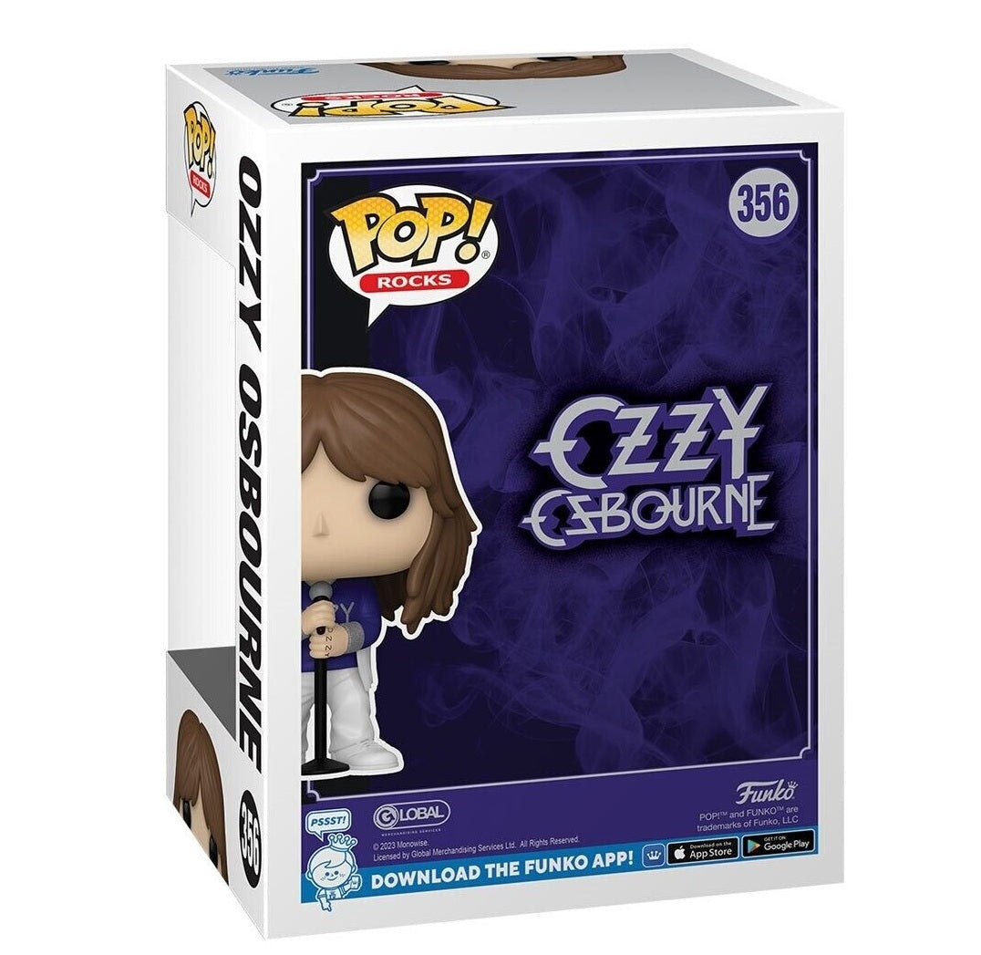 Funko Pop ! Rocks - (356) Ozzy Osbourne Figure Vinyl Live Music 9Cm Rock Idol