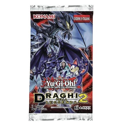 Yu-Gi-Oh! Draghi Della Leggenda2 1 Bustina Ita Trading Card Game Carte Tcg