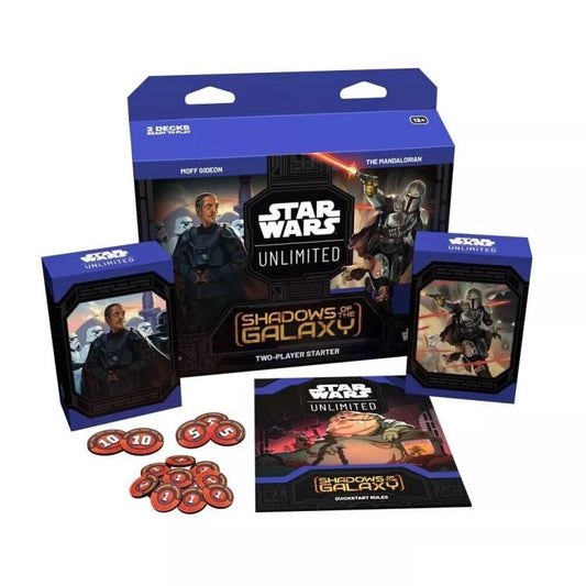 Star Wars Unlimited (Shadows Of The Galaxy) Starter Set 2 Giocatori Cioco Carte