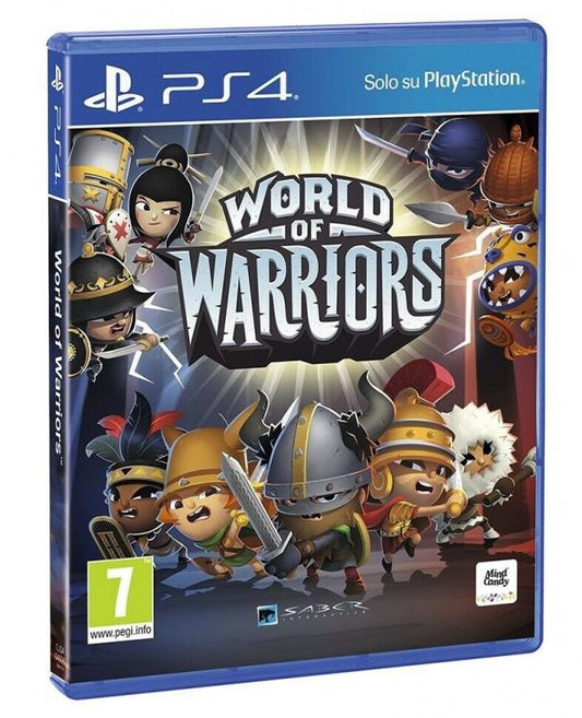 Videogioco World Of Warriors Ps4 Gioco Play Station 4 Minecraft Italiano Pal