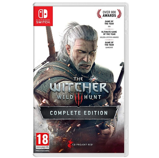 The Witcher 3 Wild Hunt Complete Edition Nintendo Switch Gioco Pal Copertina Ita