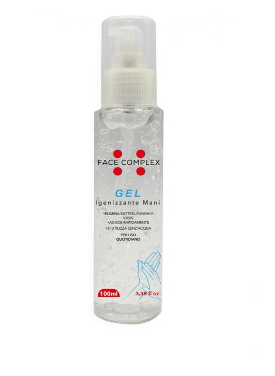 3pz -GEL IGIENIZZANTE MANI TIPO DISINFETTANTE FACE COMPLEX 3 X 100ML - 300ML