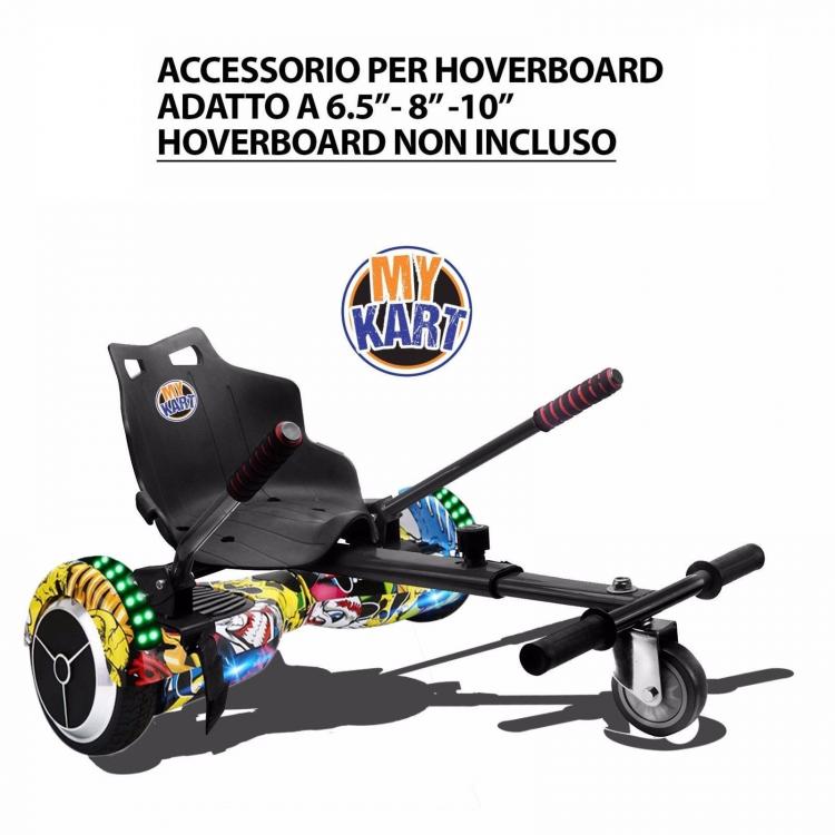 Sediolino Sedia Per Overboard Hoverboard Go Kart Hoverkart Seggiolino 6,5 8" 10"