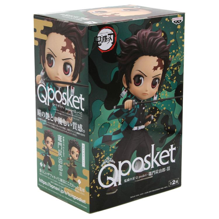 BANPRESTO Q POSKET DEMON SLAYER TANJIRO KAMADO 3 (A) STATUA FIGURE PVC 14 CM