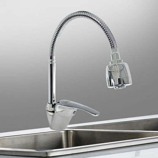 Rubinetto Canna Alta Flessibile Miscelatore Lavello Cucina Doccetta Bari 52934