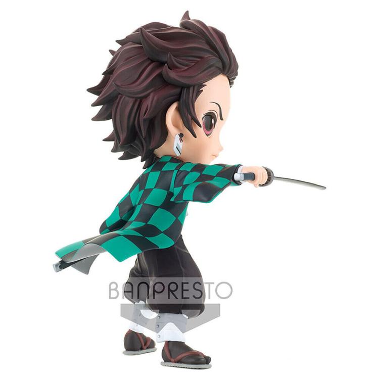 BANPRESTO Q POSKET DEMON SLAYER TANJIRO KAMADO 3 (A) STATUA FIGURE PVC 14 CM