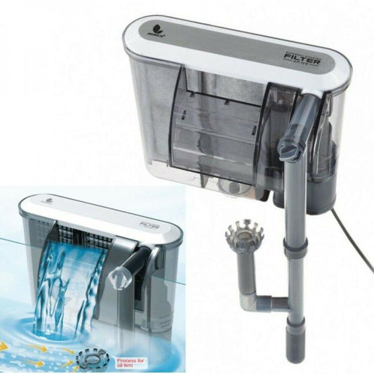 Filtro Zainetto Esterno Per Pulizia Acquario Effetto Cascata Pompa 200L/H |Xp-09
