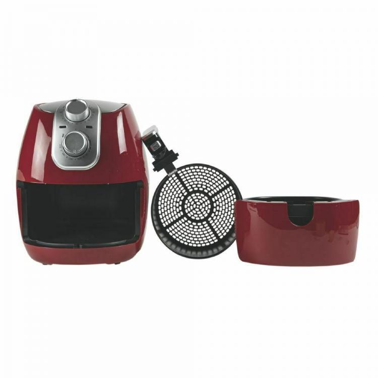 Kooper Ariosa Friggitrice Ad Aria 1500W 2,8L Antiaderente Antiscottatura Rossa