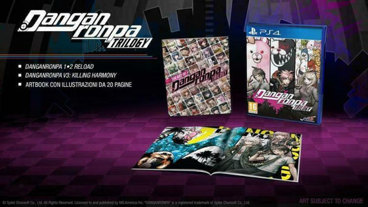 DANGANRONPA TRILOGY PS4 GIOCO PLAYSTATION 4 UK VIDEOGIOCO TRILOGIA NUOVO UP PS5