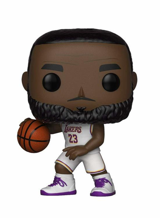 Funko Pop ! Nba Los Angeles Lakers - (52) Lebron James White Jersey Away 9Cm