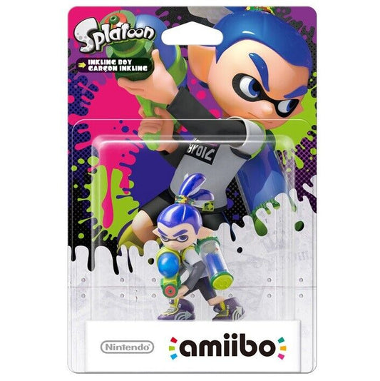 AMIIBO SPLATOON INKLING BOY NINTENDO SWITCH STATUA DA COLLEZIONE RAGAZZO BLUE