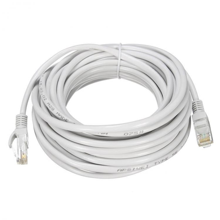 CAVO ETHERNET DI RETE LAN INTERNET RJ45 CAT5 30 METRI MODEM ROUTER FILO COMPUTER