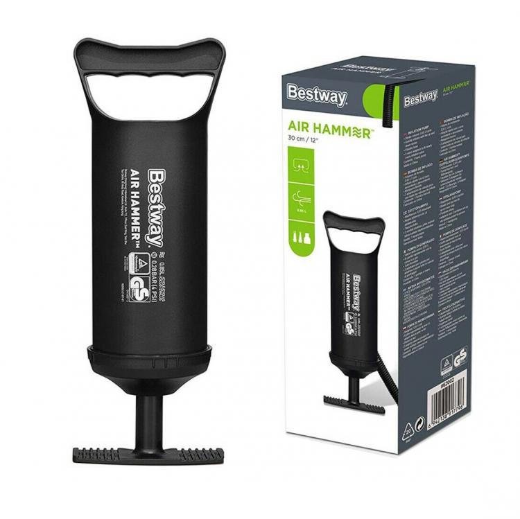 BESTWAY POMPA ARIA MANUALE PER GONFIAGGIO GONFIATORE MATERASSINO CANOTTO PISCINE