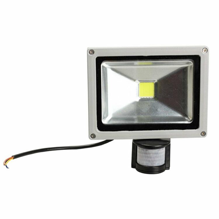 Faro Led 50W Da Esterno Faretto Con Sensore Movimento E Crepuscolare Luce Fredda