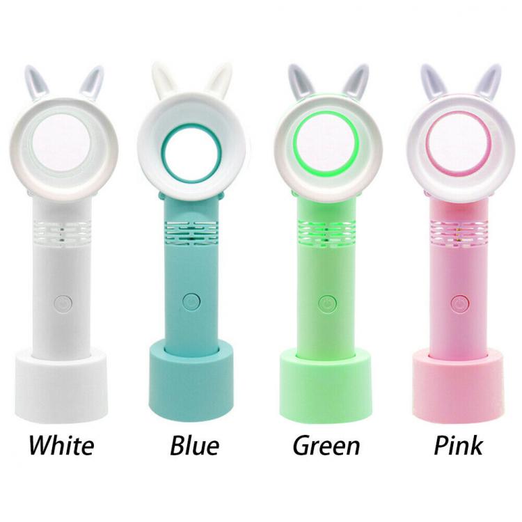 Mini Ventilatore Portatile Usb Ricaricabile Senza Pale Ventole Bambini Casa Auto